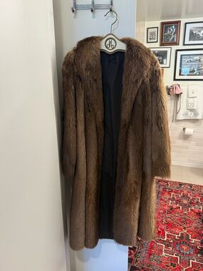 100% real beaver coat from the 80s